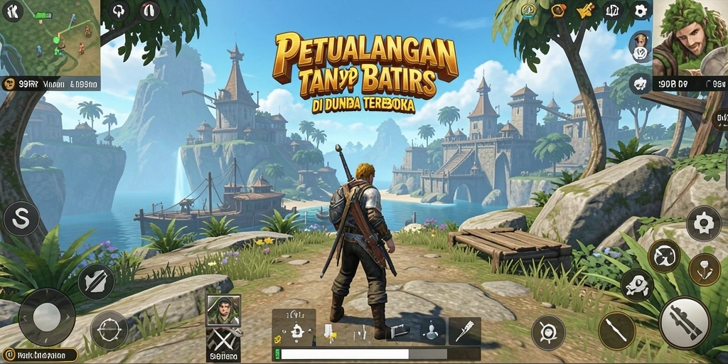 Tampilan menakjubkan dari gameplay Open World 99RP.