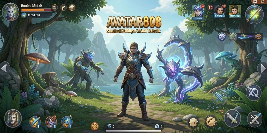 Gameplay menarik di AVATAR808 dengan interaksi penuhnya.