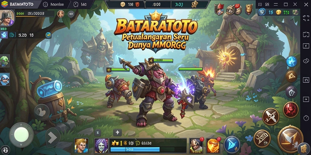 Tampilan gameplay seru dari BATARATOTO yang memukau para pemain.