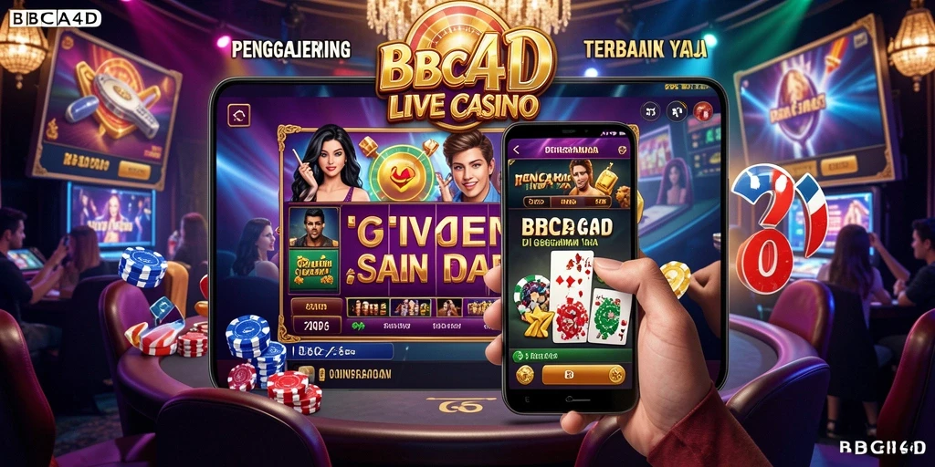 Tampilan gameplay Live Casino yang menarik dan interaktif di BBCA4D.