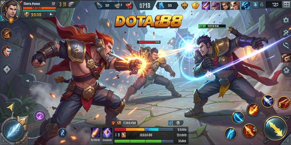 Gameplay DOTA88 menampilkan aksi yang mendebarkan dan grafis menakjubkan.