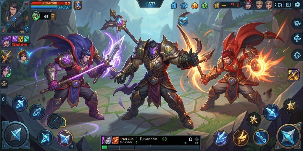 Gameplay seru di arena pertarungan INA777