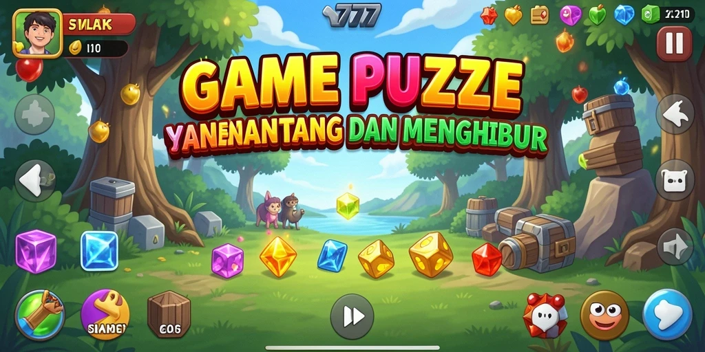 Tampilan gameplay menarik dari JELAS777 yang menawarkan puzzle seru.