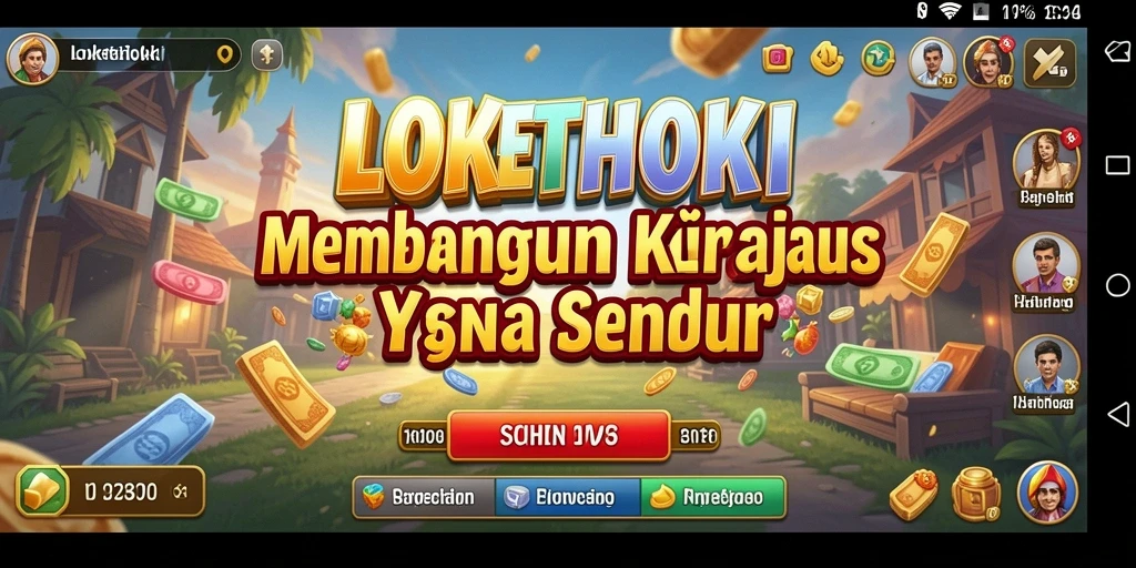 Tampilan gameplay LOKETHOKI yang menarik dan interaktif.