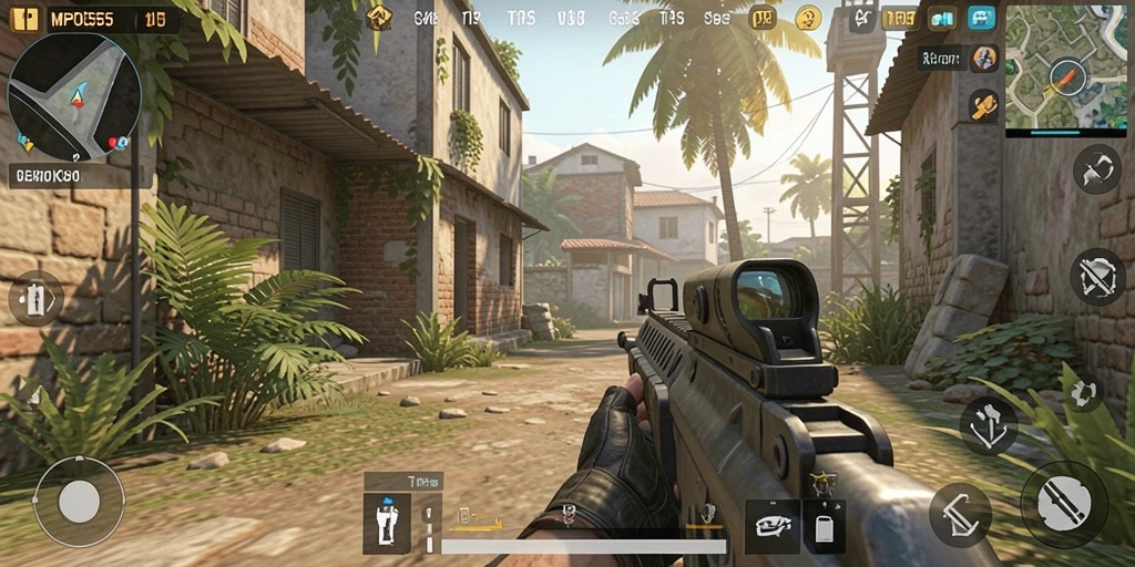 Gameplay MPO555 yang penuh action dan strategi.