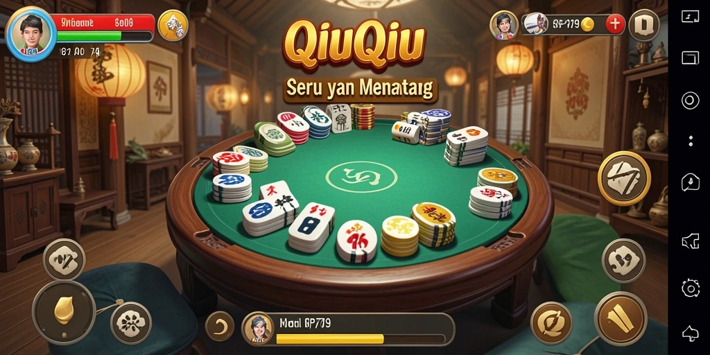 Screenshot dari gameplay RP79 QiuQiu yang seru.